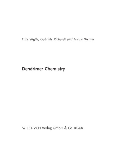 Dendrimer Chemistry