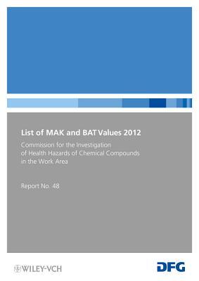 List of MAK and BAT Values 2012