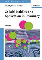 Colloid stability and application in pharmacy