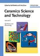 Ceramics science and technology