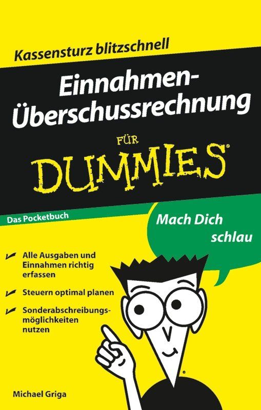 Einnahmenüberschussrechnung Für Dummies Das Pocketbuch