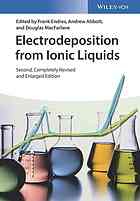 Electrodeposition from Ionic Liquids