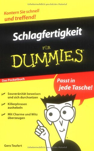 Schlagfertigkeit Fur Dummies Das Pocketbuch