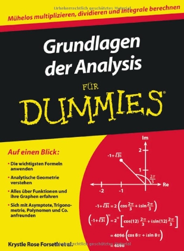 Grundlagen der Analysis für Dummies (Deutsch)