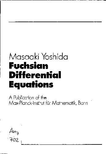 Fuchsian Differential Equations