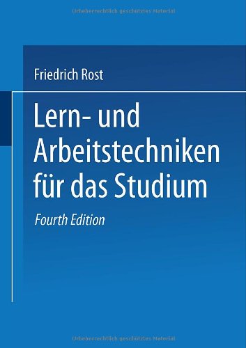 Lern- und Arbeitstechniken für das Studium