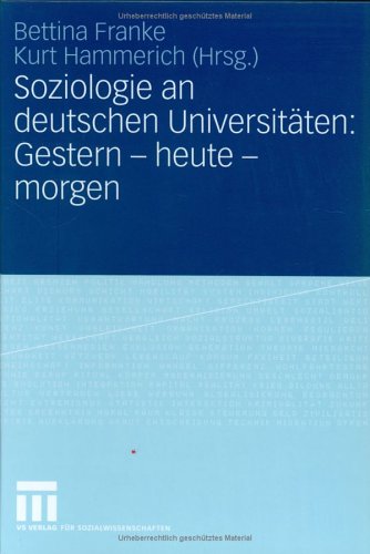 Soziologie an Deutschen Universitaten