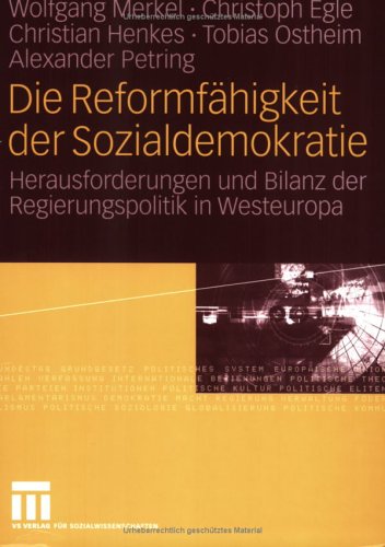 Die Reformfähigkeit Der Sozialdemokratie