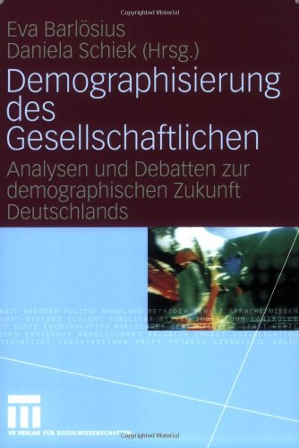 Demographisierung Des Gesellschaftlichen