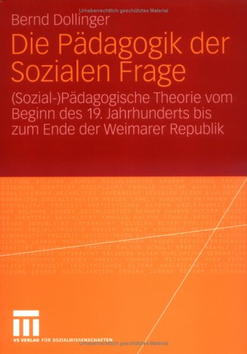 Die Padagogik Der Sozialen Frage