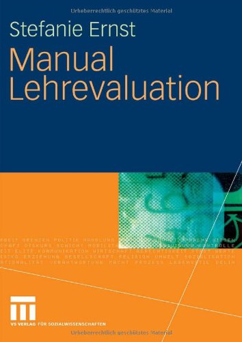 Manual Lehrevaluation