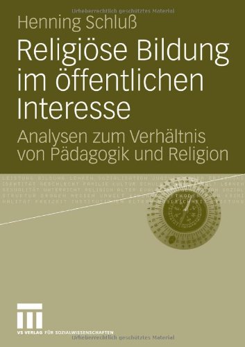 Religiose Bildung Im Offentlichen Interesse