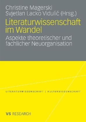 Literaturwissenschaft Im Wandel