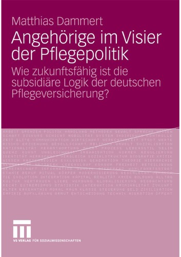 Angehorige Im Visier Der Pflegepolitik