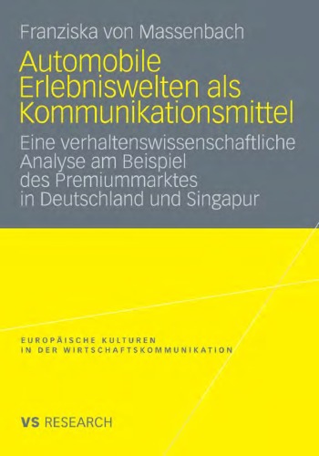 Automobile Erlebniswelten ALS Kommunikationsmittel