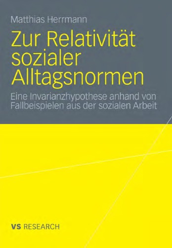 Zur Relativitat Sozialer Alltagsnormen