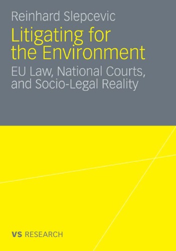 Litigating for the Environment