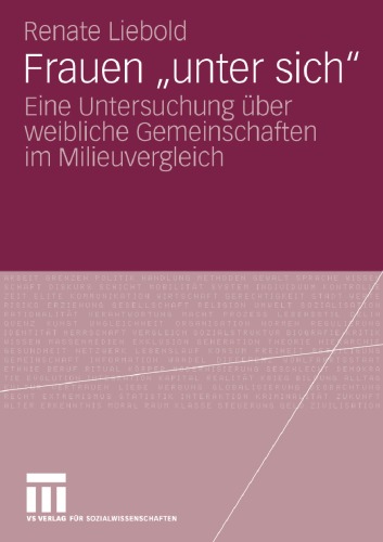 Frauen &quot;Unter Sich&quot;