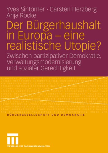 Der Burgerhaushalt in Europa - Eine Realistische Utopie?