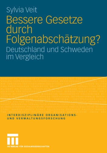 Bessere Gesetze Durch Folgenabschatzung?