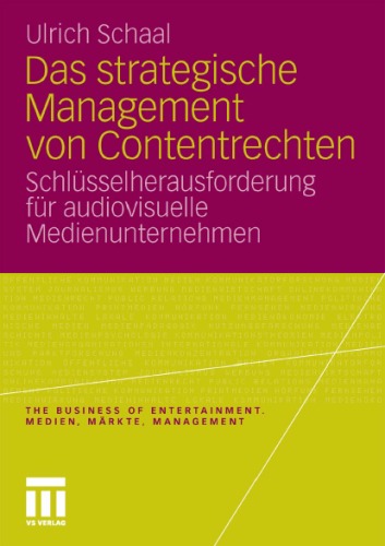 Das Strategische Management Von Contentrechten