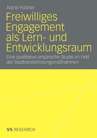 Freiwilliges Engagement ALS Lern- Und Entwicklungsraum
