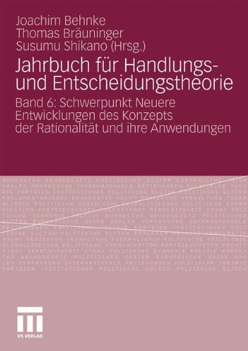 Jahrbuch Fur Handlungs- Und Entscheidungstheorie