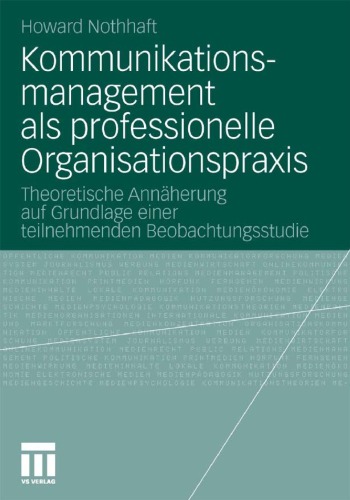 Kommunikationsmanagement ALS Professionelle Organisationspraxis