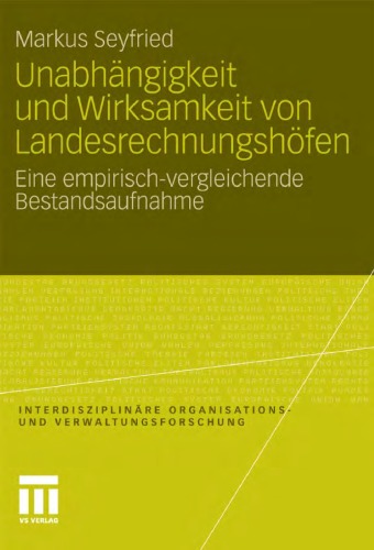 Unabhangigkeit Und Wirksamkeit Von Landesrechnungshofen