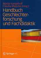 Handbuch Geschlechterforschung Und Fachdidaktik