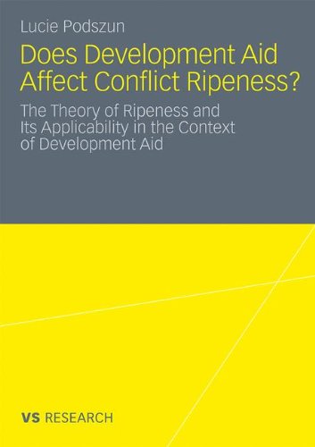 Does Development Aid Affect Conflict Ripeness?