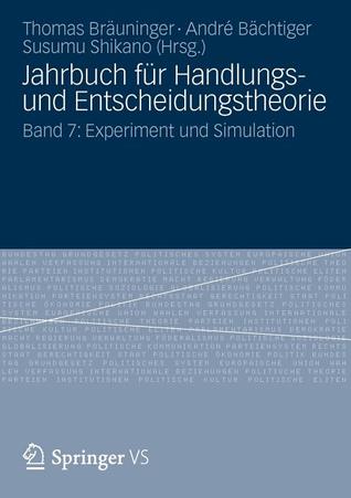 Jahrbuch Fur Handlungs- Und Entscheidungstheorie