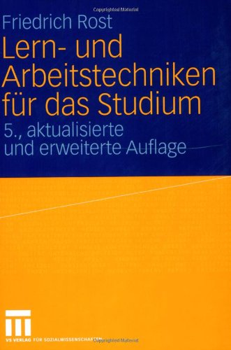 Lern- und Arbeitstechniken für das Studium