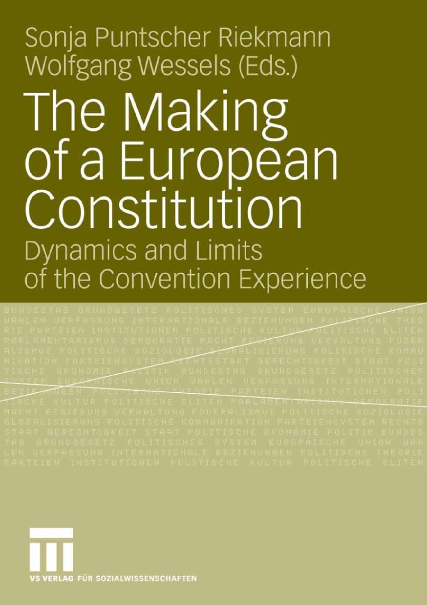 The Making of a European Constitution