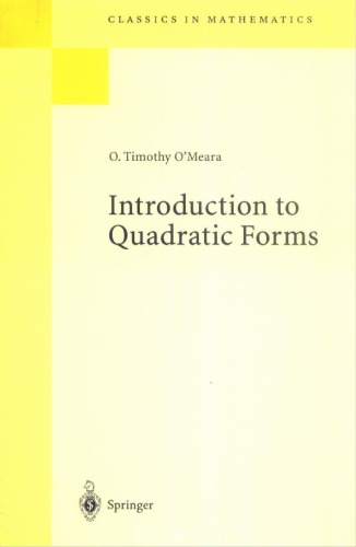 Introduction to Quadratic Forms