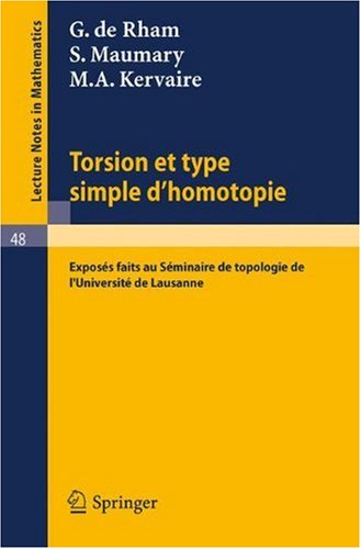 Torsion Et Type Simple D'Homotopie