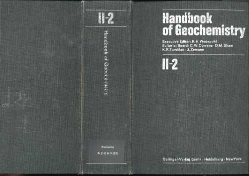 Handbook of Geochemistry