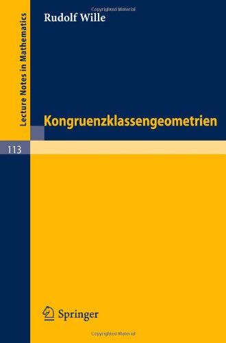 Kongruenzklassengeometrien