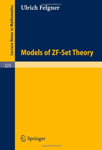 Models of Zf-Set Theory