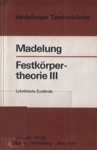 Festkorpertheorie III