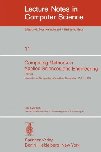 Computing Methods In Applied Sciences And Engineering