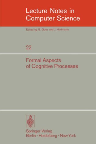 Formal Aspects of Cognitive Processes