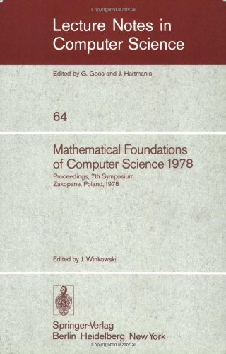 Mathematical Foundations of Computer Science 1978