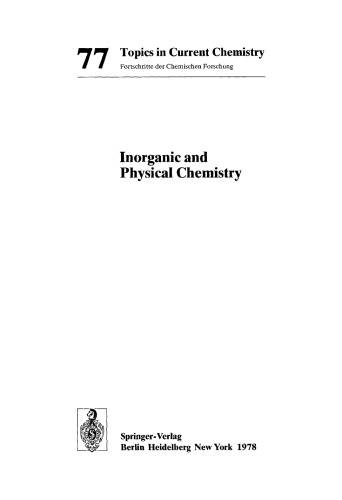 Inorganic and Physical Chemistry