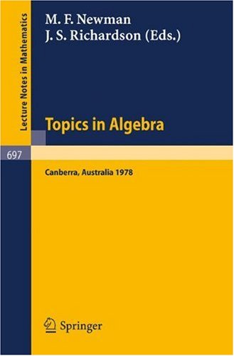 Topics in Algebra