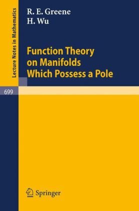 Function Theory On Manifolds Which Possess A Pole