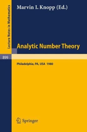 Analytic Number Theory