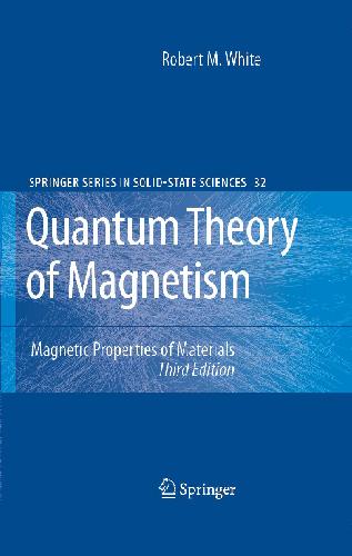 Quantum Theory of Magnetism