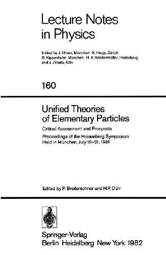 Unified Theories of Elementary Particles