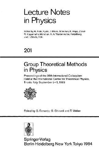 Group Theoretical Methods in Physics